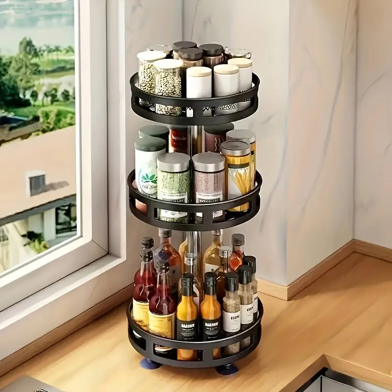 Organizador Giratorio de Cocina 3 Niveles