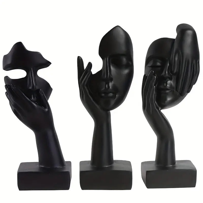 Figuras Decorativas Abstractas de Rostro
