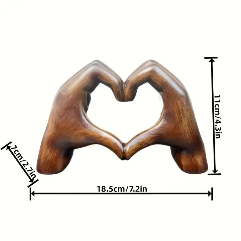 Escultura Decorativa “Manos del Amor”