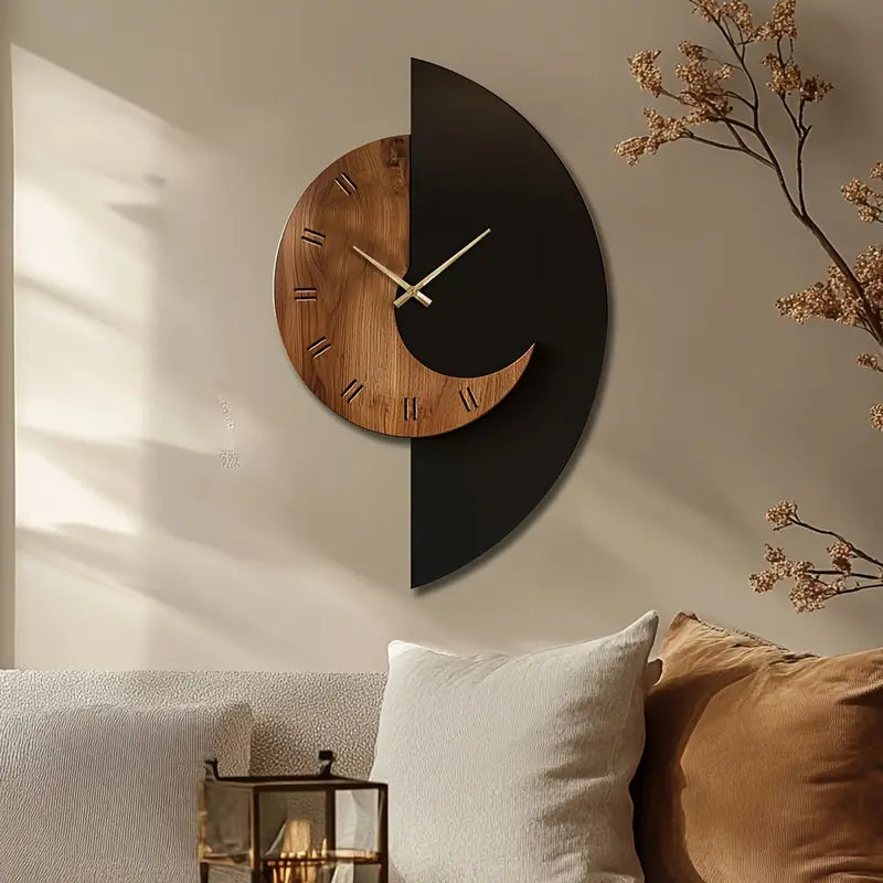 Reloj de Pared “Luna de Madera”