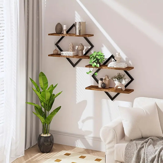 Estantería Flotante Retro Diamond