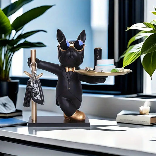 Bulldog Mayordomo Decorativo