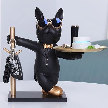 Bulldog Mayordomo Decorativo